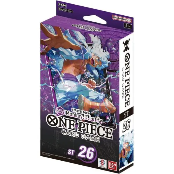 One Piece Card Game Volume 26 expansion pack with vibrant anime artwork.