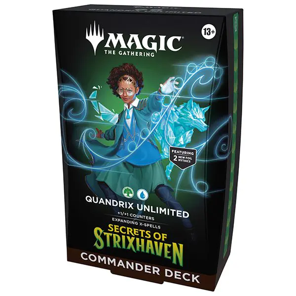 Magic: The Gathering Secret Lair Commander Deck featuring a wizard character.