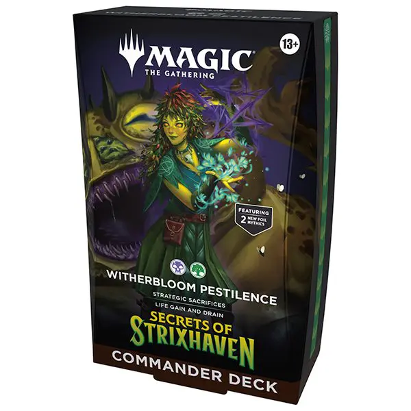 Magic: The Gathering Commander Deck featuring The Nephilim Pestilence.