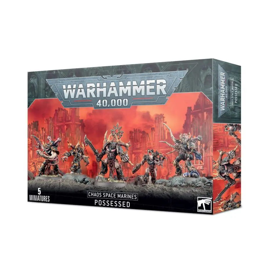 Warhammer 40,000 Blood Angels Tactical Squad model kit box.