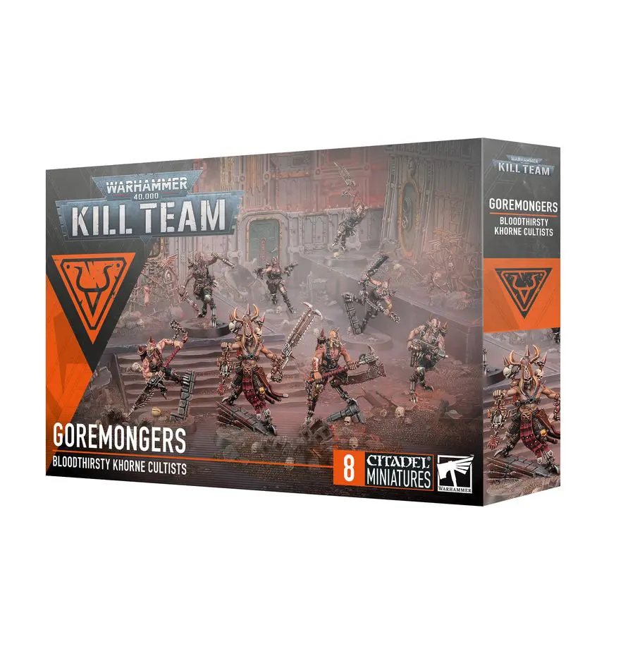 Boxed Kill Team: Gormungors miniature set for tabletop gaming.