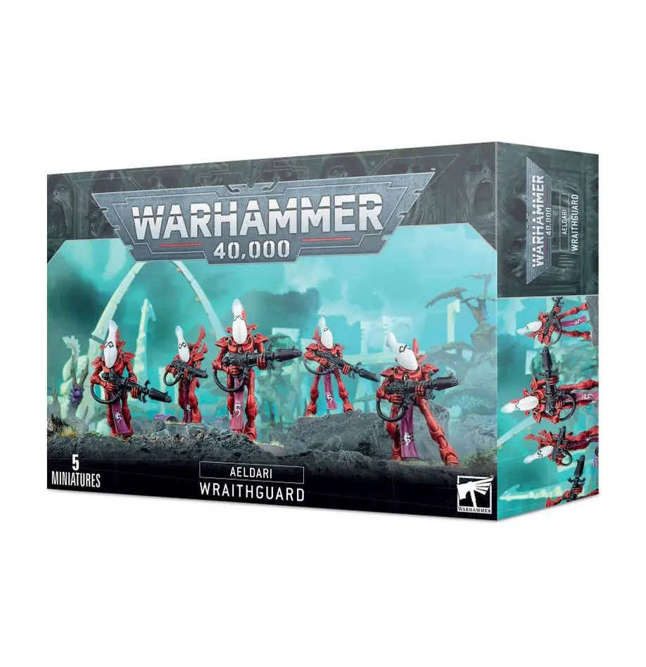 Warhammer 40,000 miniature set of Blood Angels Death Company.