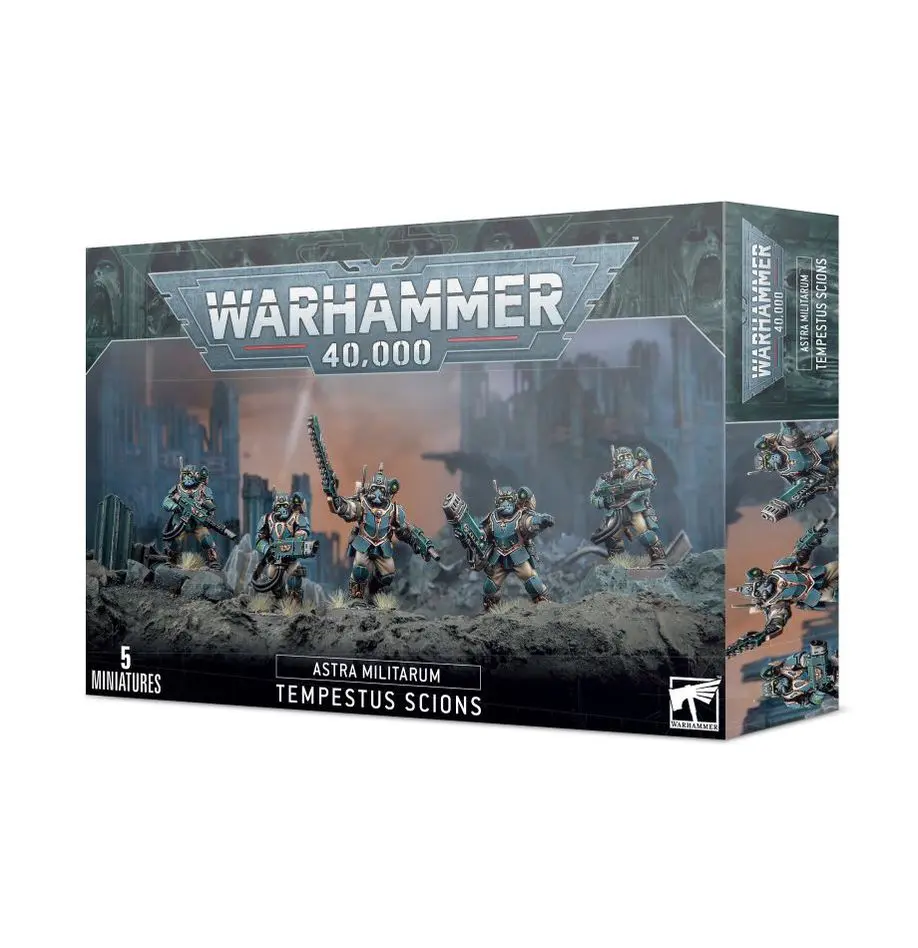 Warhammer 40,000 Tyranids Codex box set with miniatures and rulebook.
