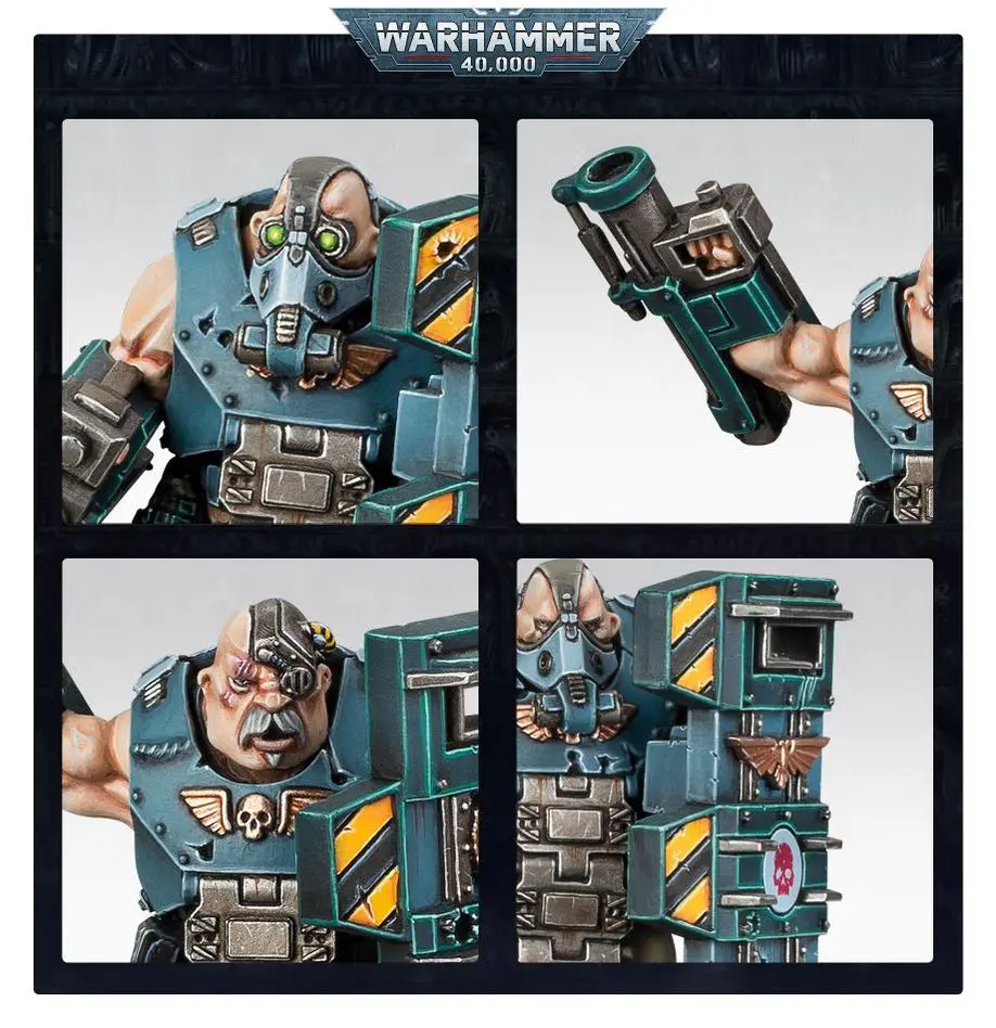 Step-by-step guide to assembling a Warhammer Space Marine figure.