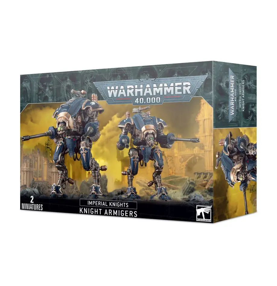 Warhammer Age of Sigmar miniatures box featuring armored warriors.
