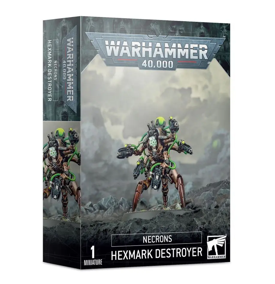 Box set of Warhammer 40,000 Hexmark Destroyer miniatures.