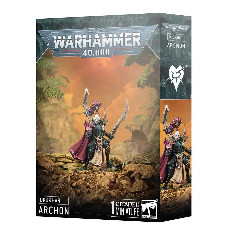 Warhammer Age of Sigmar Archon miniature box set.