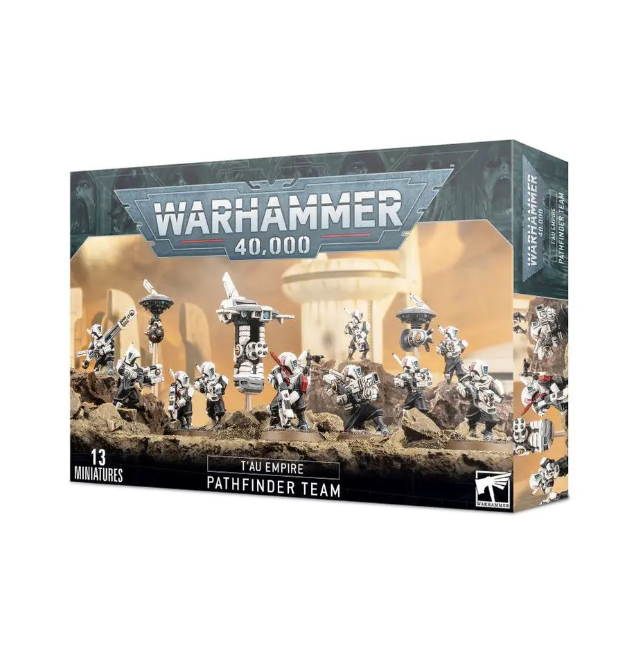 Warhammer 40,000 Space Marines tactical squad model kit box.