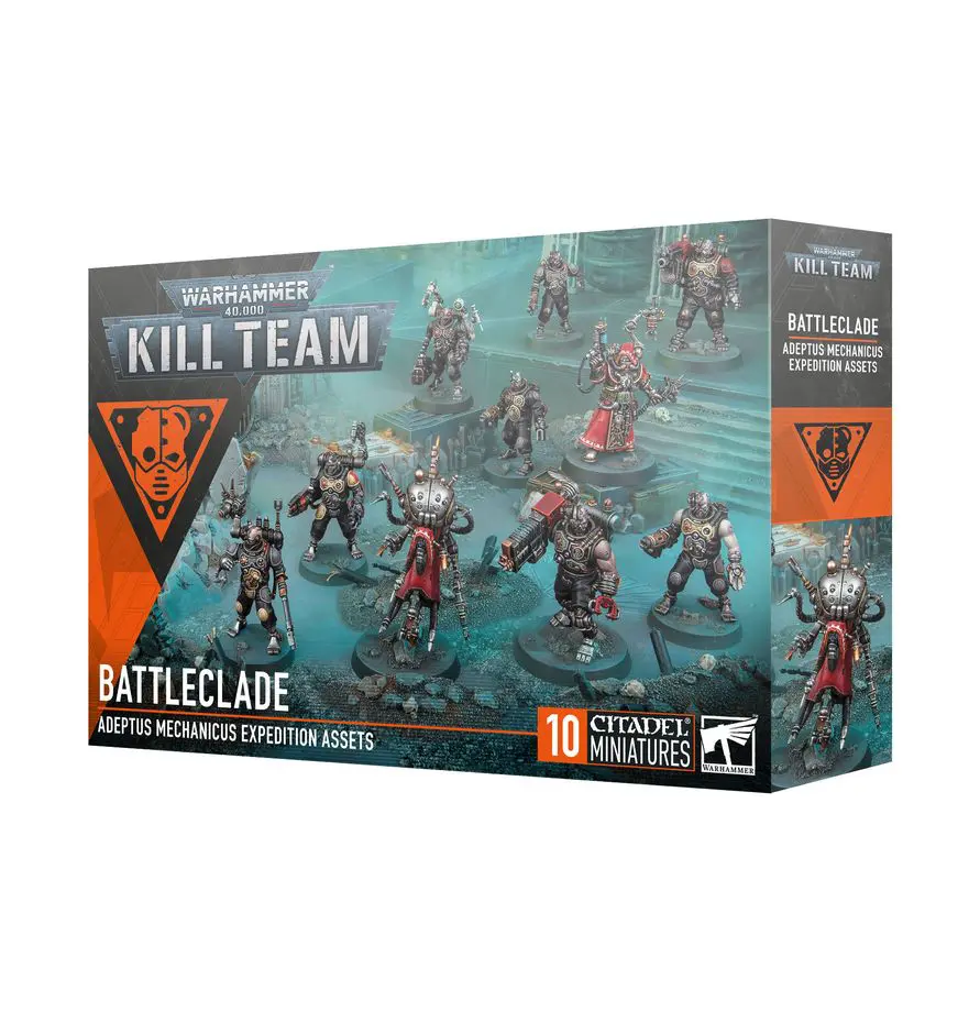 Warhammer 40K Kill Team: Battleblade box with miniatures.