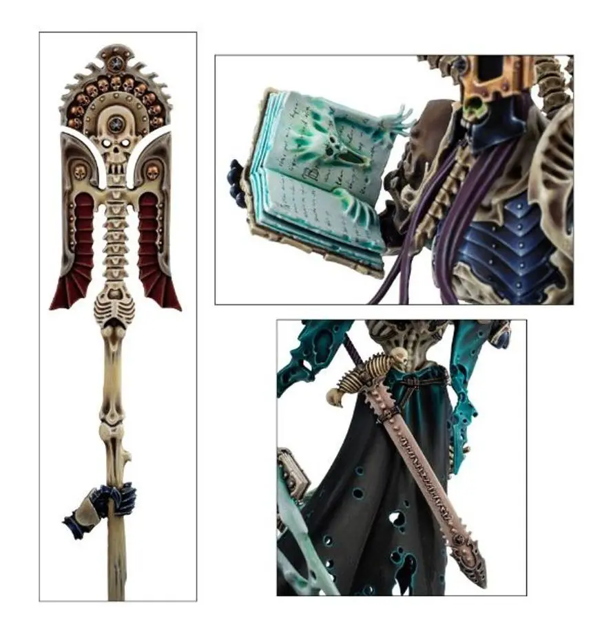 Intricately designed fantasy weapon with detailed engravings and a greenish-blue blade.