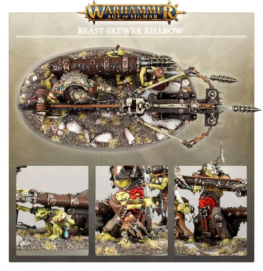 Detailed model of a sci-fi armored vehicle with action scenes below.
