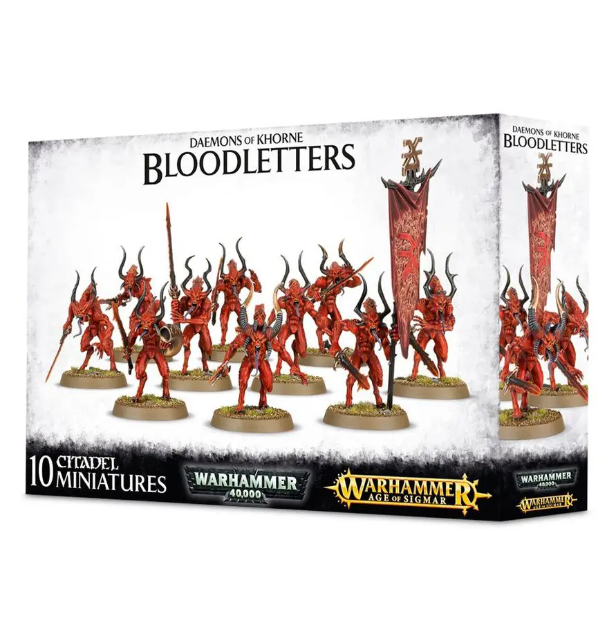 Box of Bloodletters Warhammer miniatures by Games Workshop.