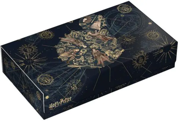 A Harry Potter-themed board game box with detailed artwork.