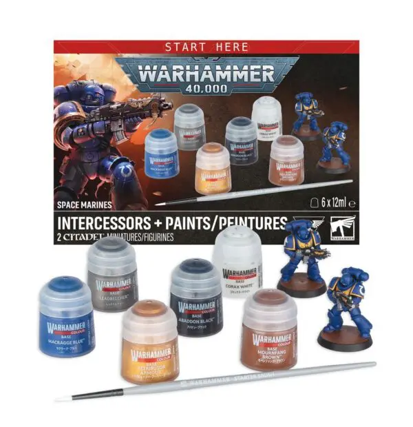 SPACE MARINES INTERCESSRS +PAINTS