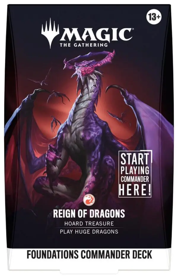Foundations Commander Deck - Reign of Dragons - (FDC)