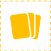 Solid yellow square with no patterns or textures.