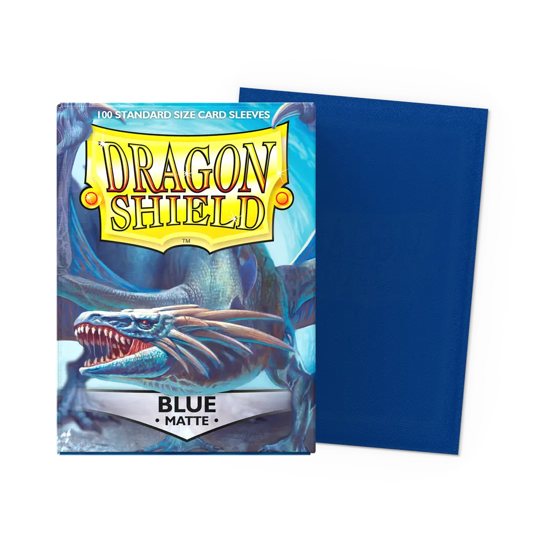 Blue Dragon Shield card sleeves with dragon artwork.
